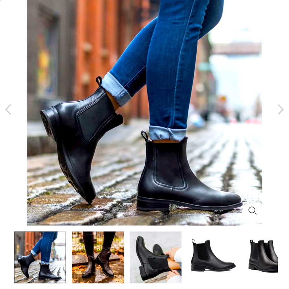 COPY - NWOT Thursday Leather Chelsea Boots